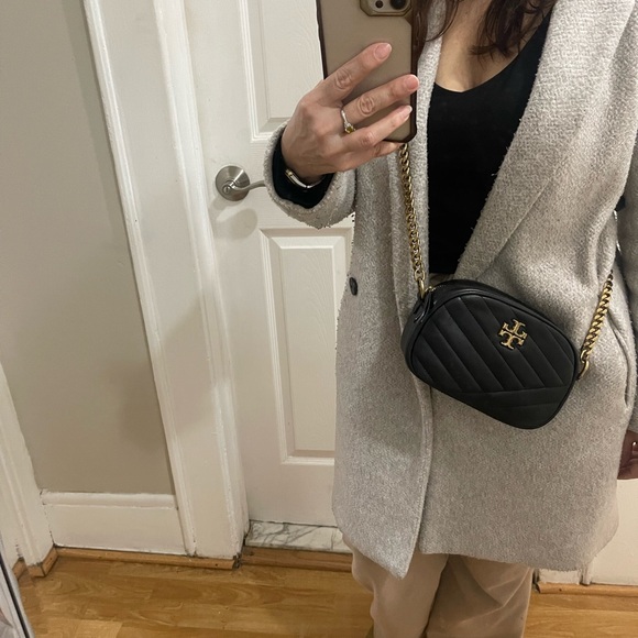 Tory Burch Quilted Black Crossbody with Gold Accents - Picture 7 of 7